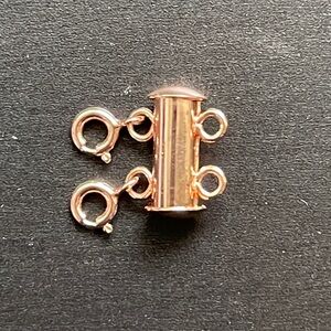 Sterling Silver 2 Chain Separator - Necklace Stacking